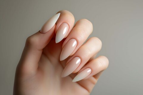 Almond acrylic nails