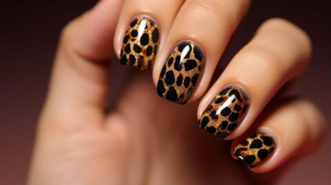 Leopard nails