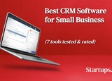 a laptop showing HubSpot CRM as part of a review of 7 CRM software options