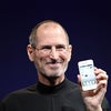 Steve Jobs presenting the new iPhone 4s