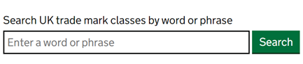 Search trademark classes